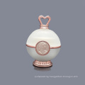 30g  heart-shaped empty plastic ready to ship white jar for cream low moq fancy luxury high quality acrylic jars in stock
